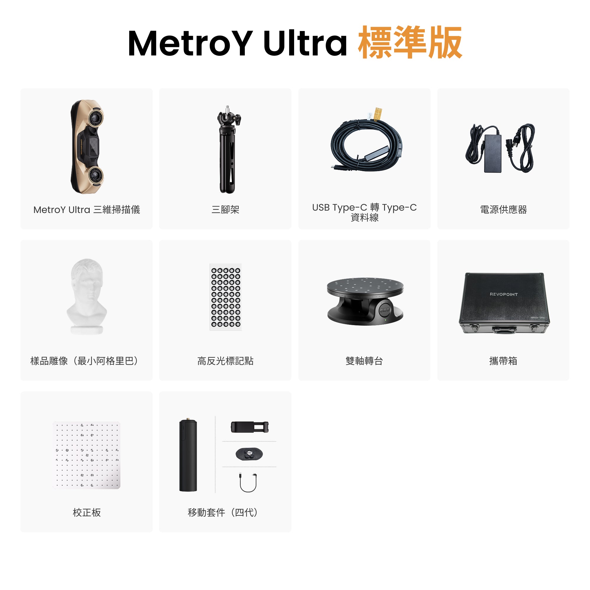 Revopoint MetroY Ultra:高階藍光計量級 3D 掃描器