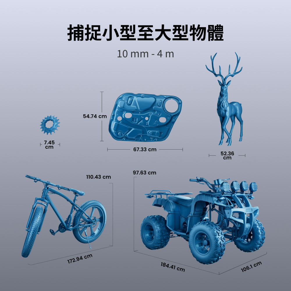 Revopoint Trackit SR：免標記點掃描的無線光學追蹤式 3D 掃描器